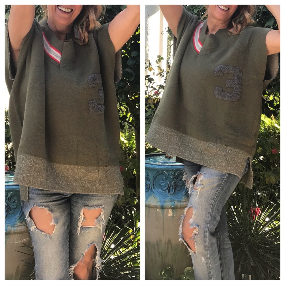 LAST 🔘 1 2 3 Hike! Varsity V-Neck Sweater Vest - Picture 7 of 8